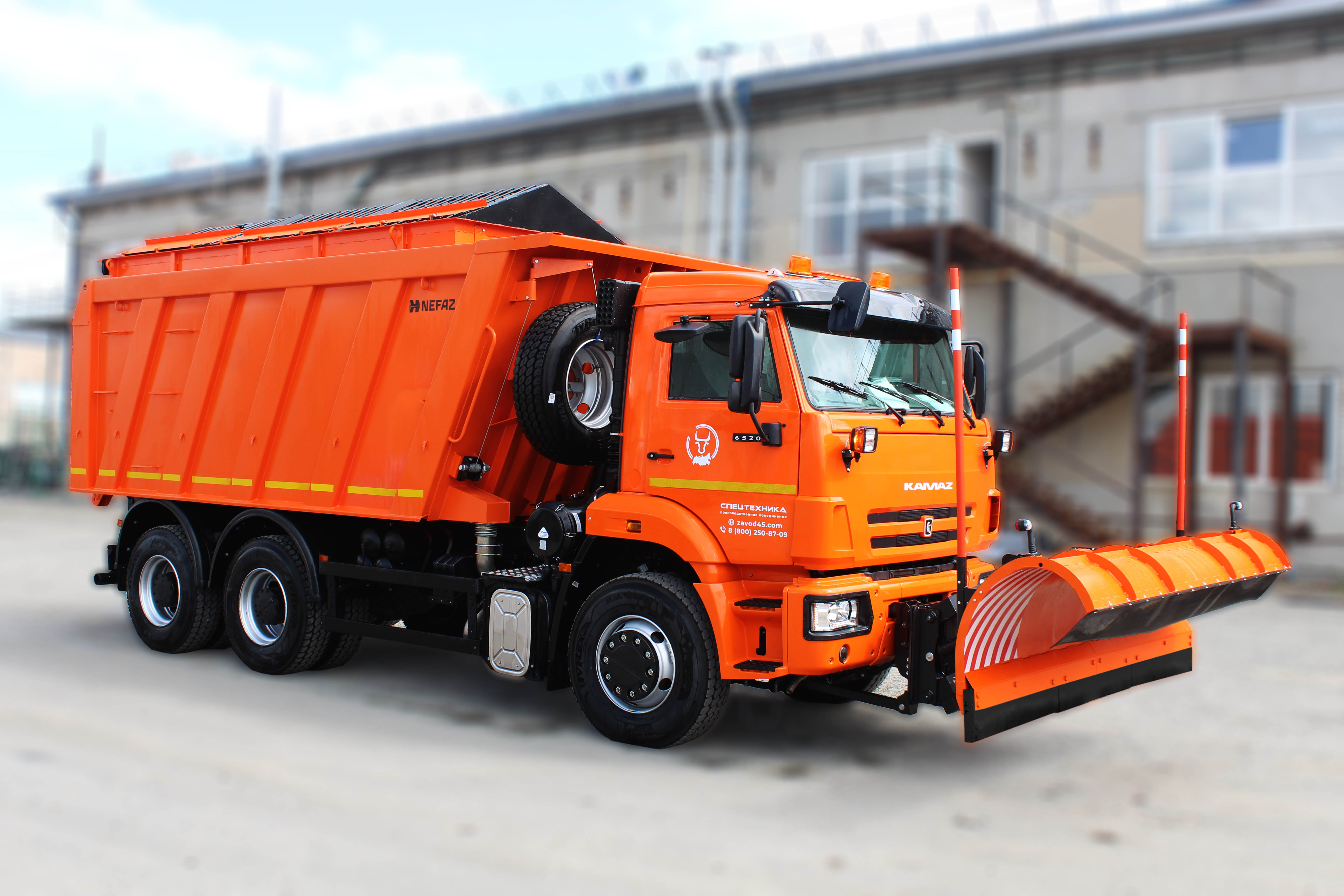 АДУ 10.0 на базе самосвала КАМАЗ 6520